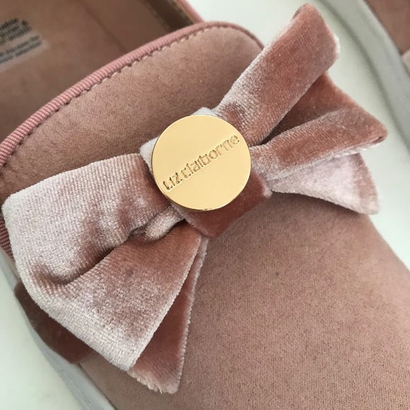 LIZ CLAIBORNE Weaver Slip On Sneakers Velvety Pink Blush Loafer Shoe Size 9.5 - Picture 6 of 16